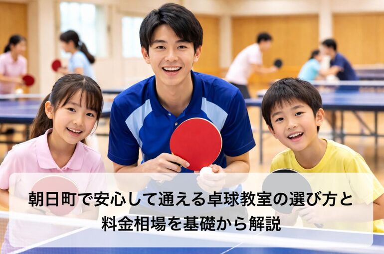 朝日町で安心して通える卓球教室の選び方と料金相場を基礎から解説